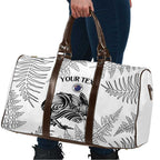 Custom New Zealand Kiwi Football Travel Bag Aotearoa Silver Fern - Aussie Hoodie