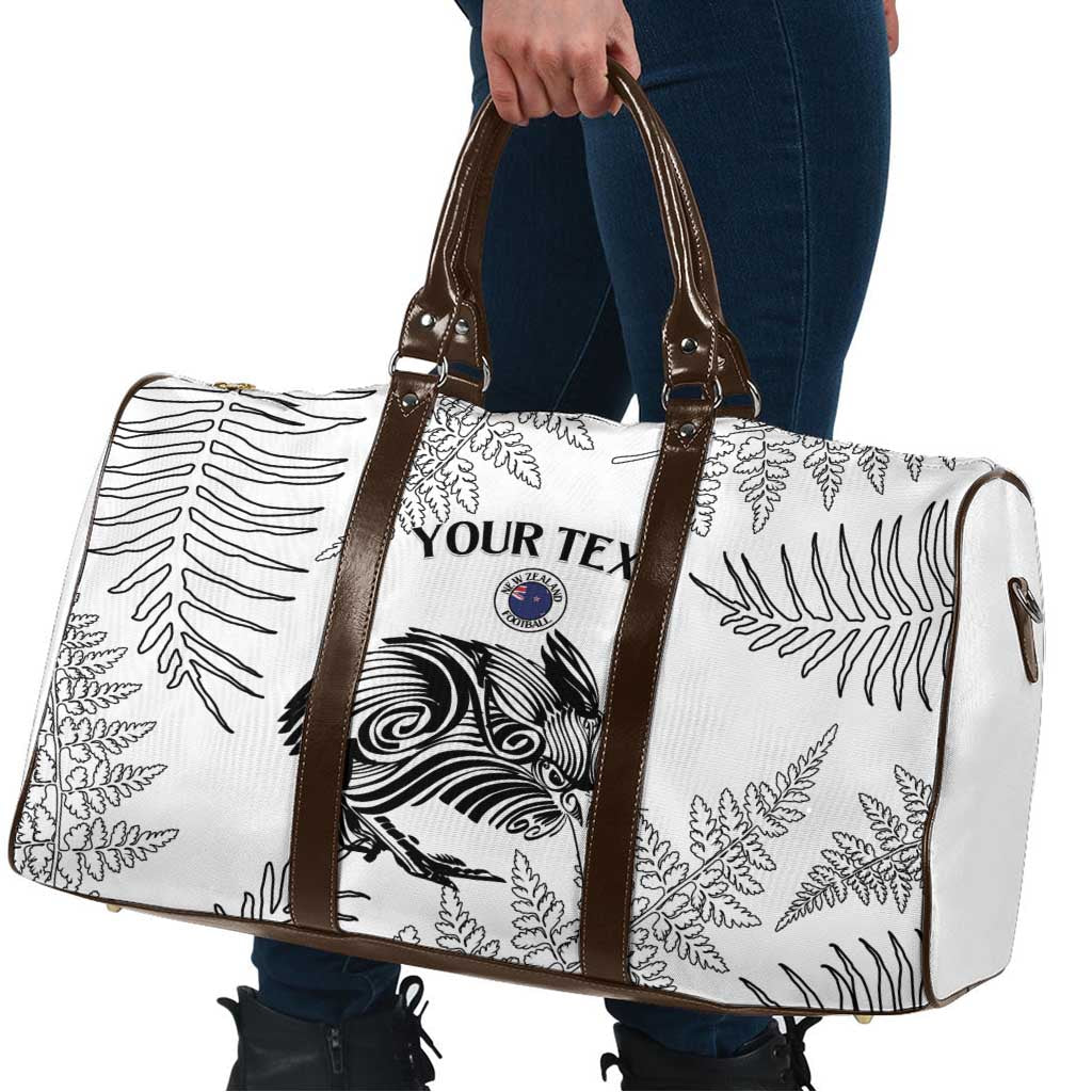 Custom New Zealand Kiwi Football Travel Bag Aotearoa Silver Fern - Aussie Hoodie