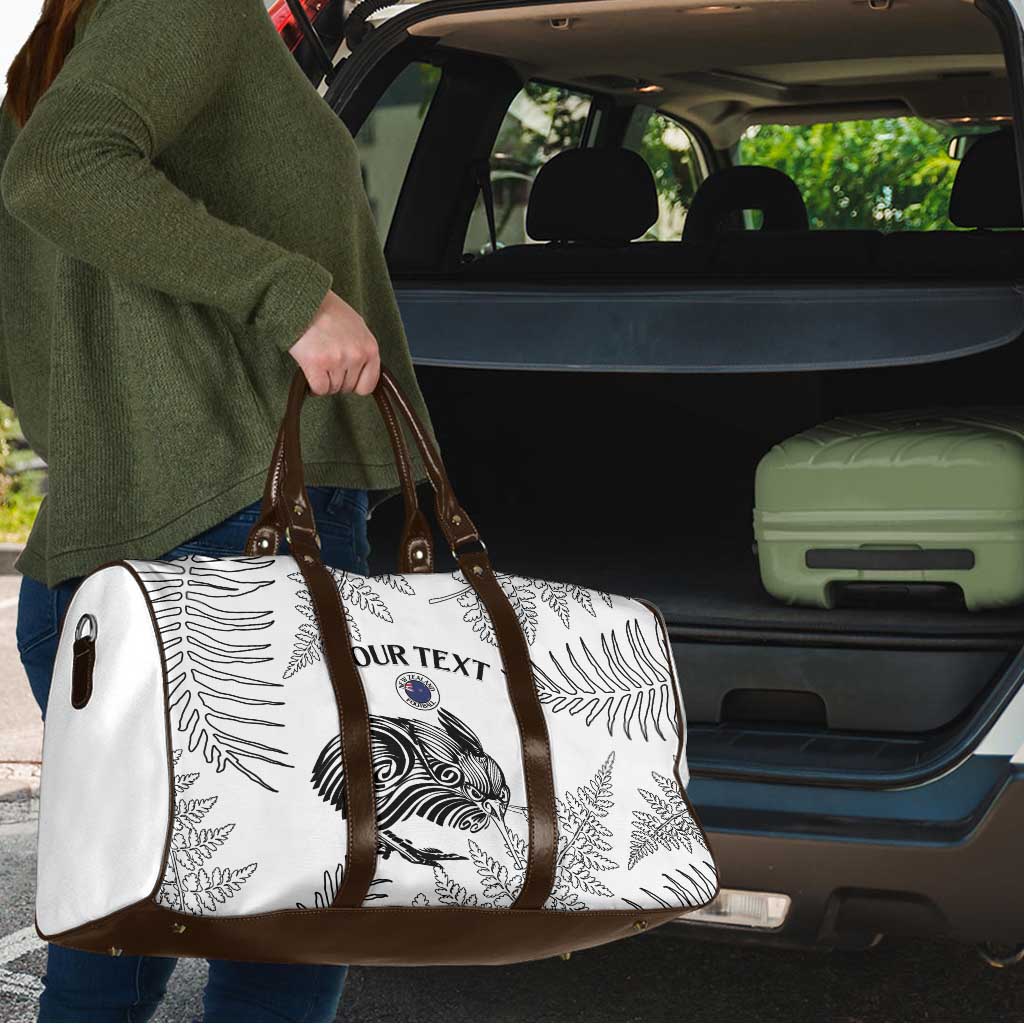 Custom New Zealand Kiwi Football Travel Bag Aotearoa Silver Fern - Aussie Hoodie