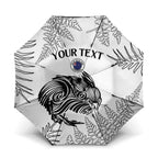 Custom New Zealand Kiwi Football Umbrella Aotearoa Silver Fern - Aussie Hoodie
