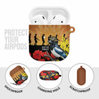 Australia Magpie ANZAC Day AirPods Case Rising Sun 25th April Poppy Golden Wattle - Aussie Hoodie