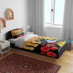 Australia Magpie ANZAC Day Bedding Set Rising Sun 25th April Poppy Golden Wattle - Aussie Hoodie