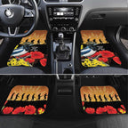 Australia Magpie ANZAC Day Car Mats Rising Sun 25th April Poppy Golden Wattle - Aussie Hoodie