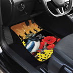 Australia Magpie ANZAC Day Car Mats Rising Sun 25th April Poppy Golden Wattle - Aussie Hoodie