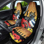 Australia Magpie ANZAC Day Car Seat Cover Rising Sun 25th April Poppy Golden Wattle - Aussie Hoodie