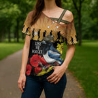 Australia Magpie ANZAC Day Cross Shoulder Shirt Rising Sun 25th April Poppy Golden Wattle - Aussie Hoodie