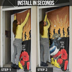 Australia Magpie ANZAC Day Door Cover Rising Sun 25th April Poppy Golden Wattle - Aussie Hoodie