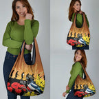 Australia Magpie ANZAC Day Grocery Bag Rising Sun 25th April Poppy Golden Wattle - Aussie Hoodie