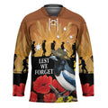 Australia Magpie ANZAC Day Hockey Jersey Rising Sun 25th April Poppy Golden Wattle - Aussie Hoodie