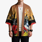 Australia Magpie ANZAC Day Kimono Rising Sun 25th April Poppy Golden Wattle - Aussie Hoodie
