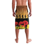 Australia Magpie ANZAC Day Lavalava Rising Sun 25th April Poppy Golden Wattle - Aussie Hoodie