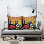 Australia Magpie ANZAC Day Pillow Cover Rising Sun 25th April Poppy Golden Wattle - Aussie Hoodie