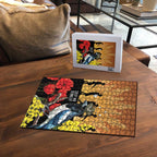 Australia Magpie ANZAC Day Puzzle Rising Sun 25th April Poppy Golden Wattle - Aussie Hoodie