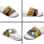 Australia Magpie ANZAC Day Slide Sandals Rising Sun 25th April Poppy Golden Wattle - Aussie Hoodie