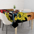 Australia Magpie ANZAC Day Tablecloth Rising Sun 25th April Poppy Golden Wattle - Aussie Hoodie