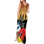 Australia Magpie ANZAC Day Tank Maxi Dress Rising Sun 25th April Poppy Golden Wattle - Aussie Hoodie