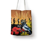 Australia Magpie ANZAC Day Tote Bag Rising Sun 25th April Poppy Golden Wattle - Aussie Hoodie