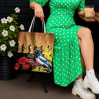Australia Magpie ANZAC Day Tote Bag Rising Sun 25th April Poppy Golden Wattle - Aussie Hoodie