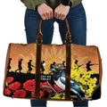 Australia Magpie ANZAC Day Travel Bag Rising Sun 25th April Poppy Golden Wattle - Aussie Hoodie