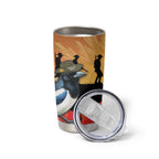 Australia Magpie ANZAC Day Tumbler Cup Rising Sun 25th April Poppy Golden Wattle - Aussie Hoodie