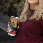Australia Magpie ANZAC Day Tumbler Cup Rising Sun 25th April Poppy Golden Wattle - Aussie Hoodie