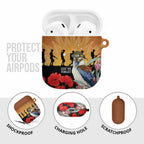 Australia Kookaburra ANZAC Day AirPods Case Rising Sun 25th April Poppy Eucalyptus Blossoms - Aussie Hoodie