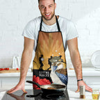 Australia Kookaburra ANZAC Day Apron Rising Sun 25th April Poppy Eucalyptus Blossoms - Aussie Hoodie