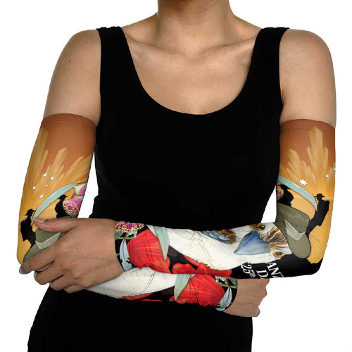 Australia Kookaburra ANZAC Day Arm Sleeves Rising Sun 25th April Poppy Eucalyptus Blossoms - Aussie Hoodie