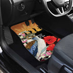 Australia Kookaburra ANZAC Day Car Mats Rising Sun 25th April Poppy Eucalyptus Blossoms - Aussie Hoodie