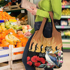 Australia Kookaburra ANZAC Day Grocery Bag Rising Sun 25th April Poppy Eucalyptus Blossoms - Aussie Hoodie