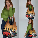 Australia Kookaburra ANZAC Day Grocery Bag Rising Sun 25th April Poppy Eucalyptus Blossoms - Aussie Hoodie