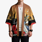 Australia Kookaburra ANZAC Day Kimono Rising Sun 25th April Poppy Eucalyptus Blossoms - Aussie Hoodie