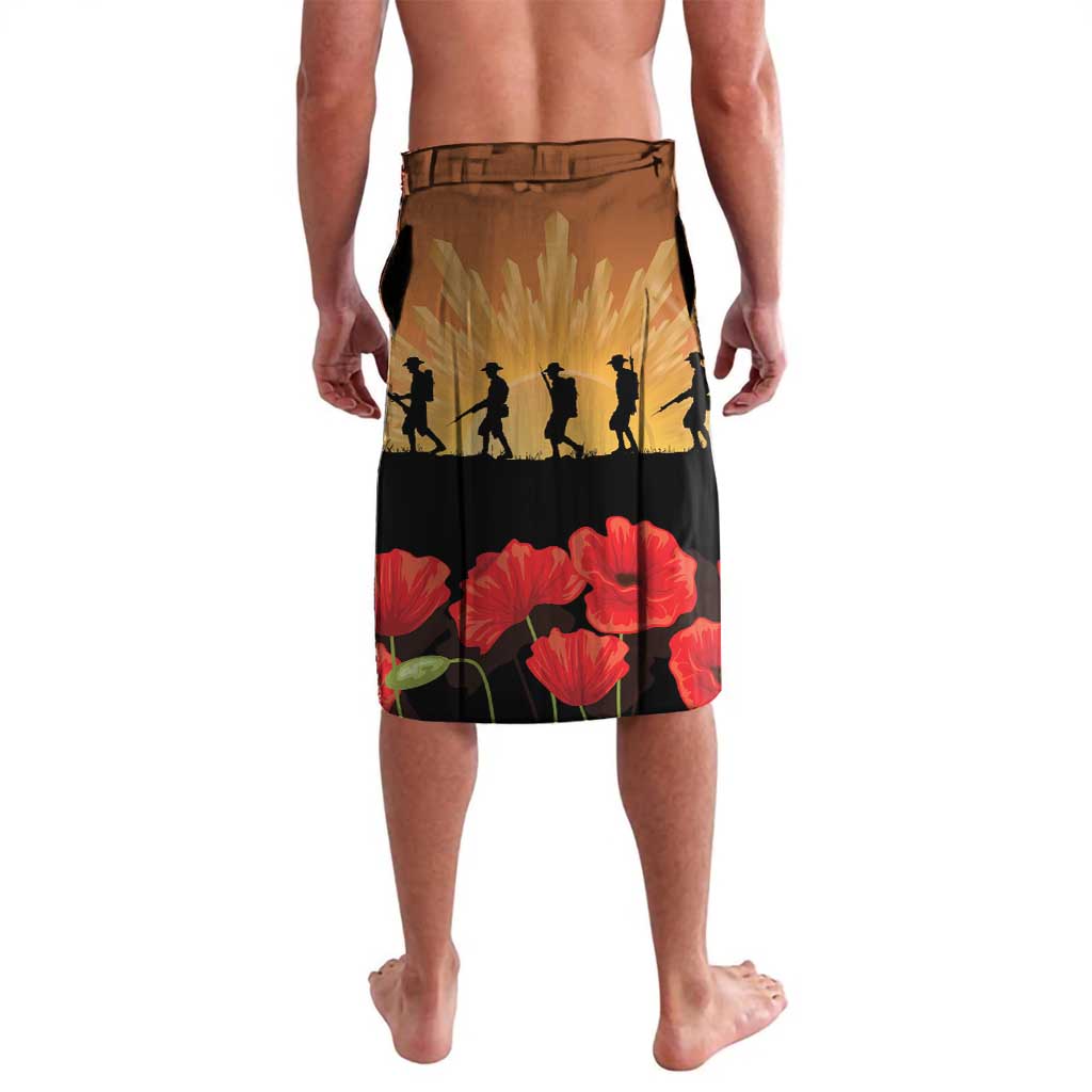 Australia Kookaburra ANZAC Day Lavalava Rising Sun 25th April Poppy Eucalyptus Blossoms - Aussie Hoodie
