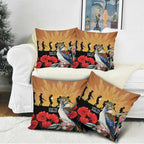 Australia Kookaburra ANZAC Day Pillow Cover Rising Sun 25th April Poppy Eucalyptus Blossoms - Aussie Hoodie