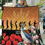 Australia Kookaburra ANZAC Day Quilt Rising Sun 25th April Poppy Eucalyptus Blossoms - Aussie Hoodie