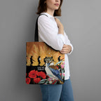 Australia Kookaburra ANZAC Day Tote Bag Rising Sun 25th April Poppy Eucalyptus Blossoms - Aussie Hoodie