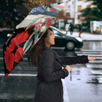 Australia Kookaburra ANZAC Day Umbrella Rising Sun 25th April Poppy Eucalyptus Blossoms - Aussie Hoodie