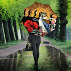 Australia Kookaburra ANZAC Day Umbrella Rising Sun 25th April Poppy Eucalyptus Blossoms - Aussie Hoodie