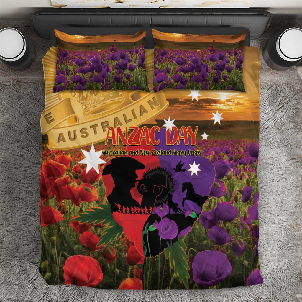 Australia ANZAC Day Bedding Set Australian Army Animals Lest We Forget