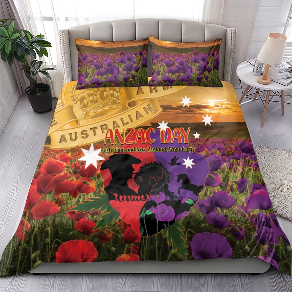 Australia ANZAC Day Bedding Set Australian Army Animals Lest We Forget