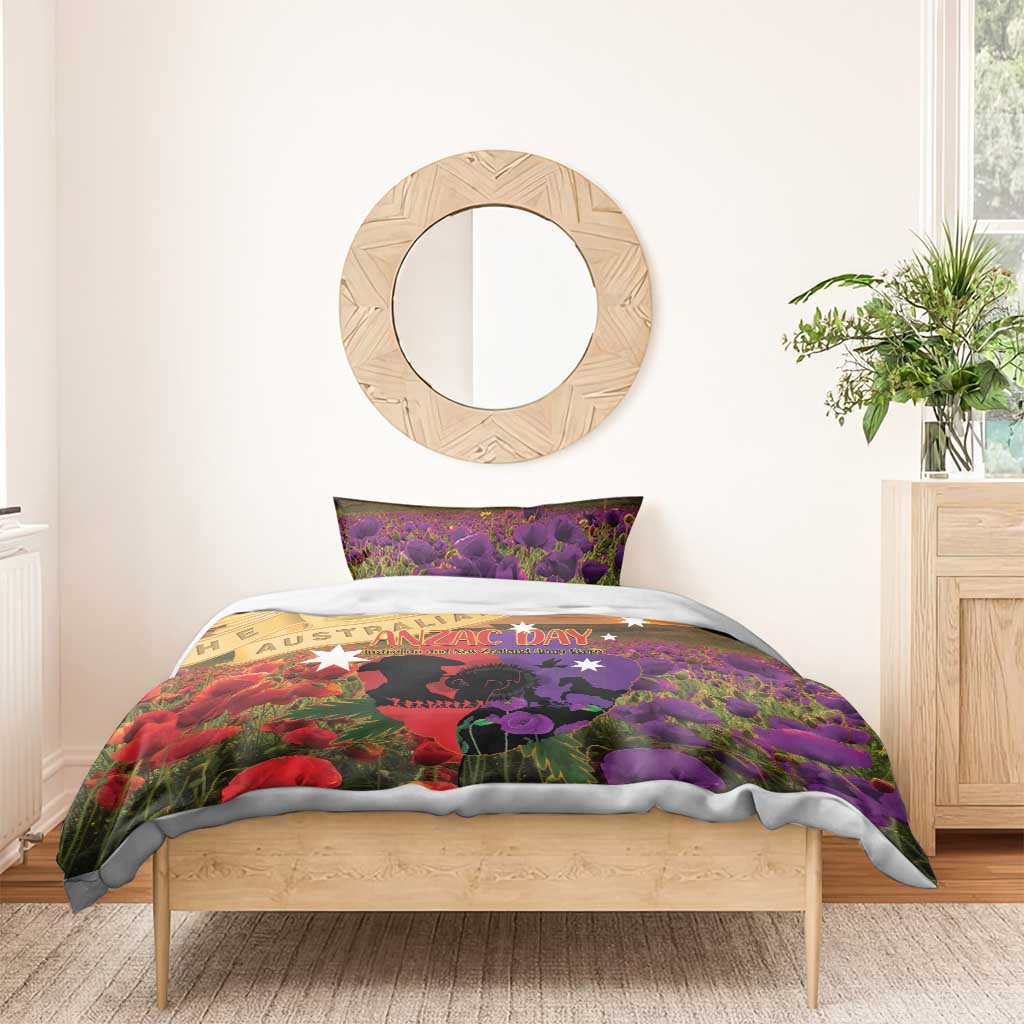 Australia ANZAC Day Bedding Set Australian Army Animals Lest We Forget