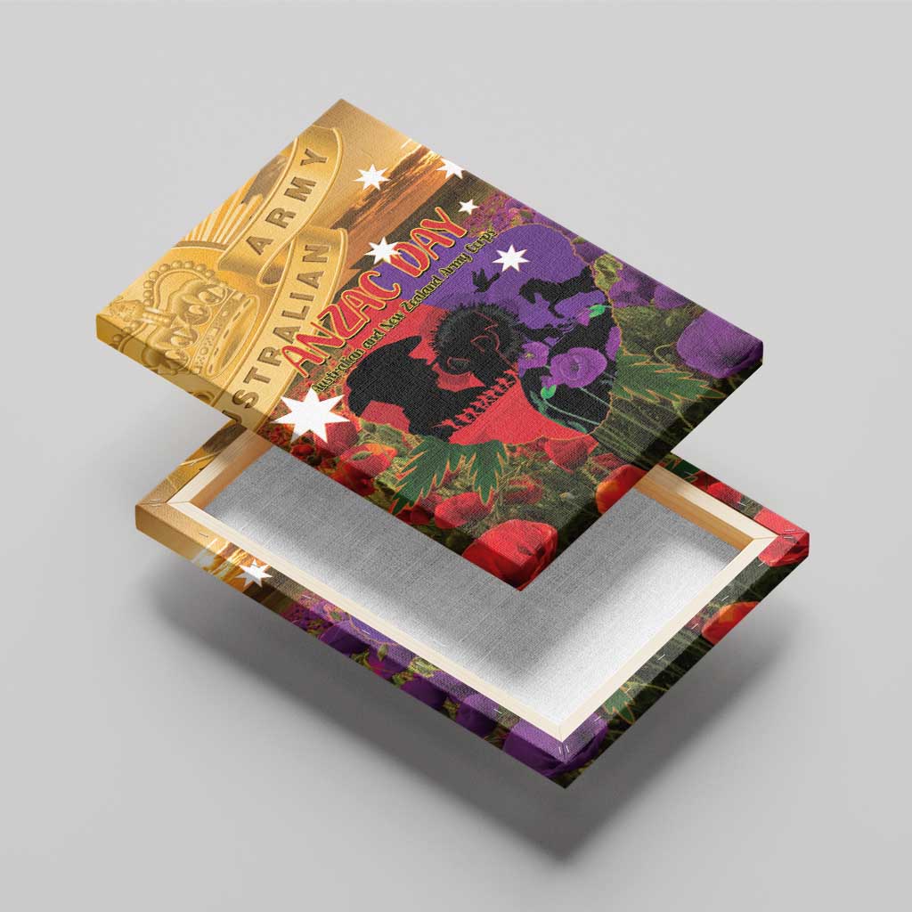 Australia ANZAC Day Canvas Wall Art Australian Army Animals Lest We Forget