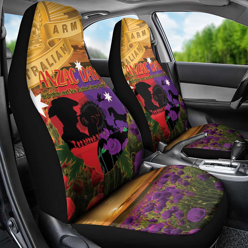 Australia ANZAC Day Car Seat Cover Australian Army Animals Lest We Forget