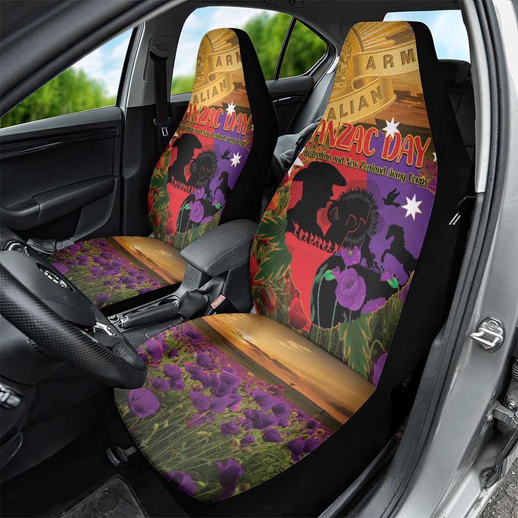 Australia ANZAC Day Car Seat Cover Australian Army Animals Lest We Forget
