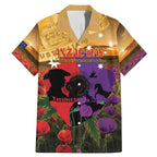 Australia ANZAC Day Family Matching Mermaid Dress and Hawaiian Shirt Australian Army Animals Lest We Forget