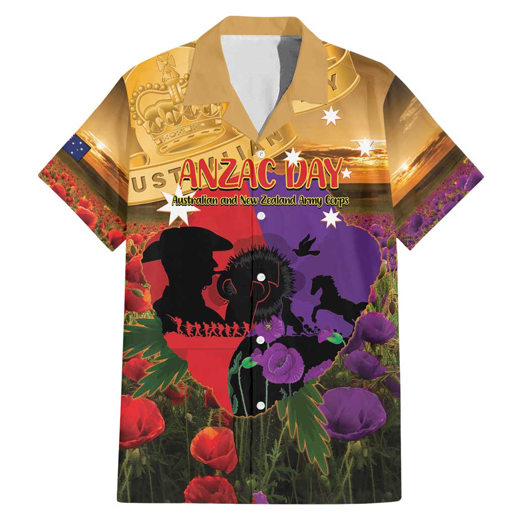 Australia ANZAC Day Family Matching Mermaid Dress and Hawaiian Shirt Australian Army Animals Lest We Forget