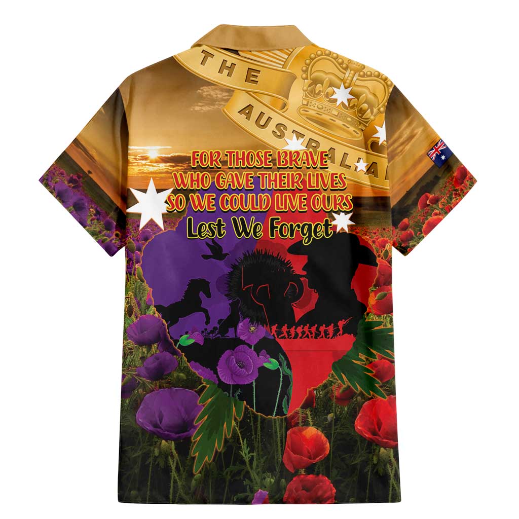 Australia ANZAC Day Family Matching Mermaid Dress and Hawaiian Shirt Australian Army Animals Lest We Forget