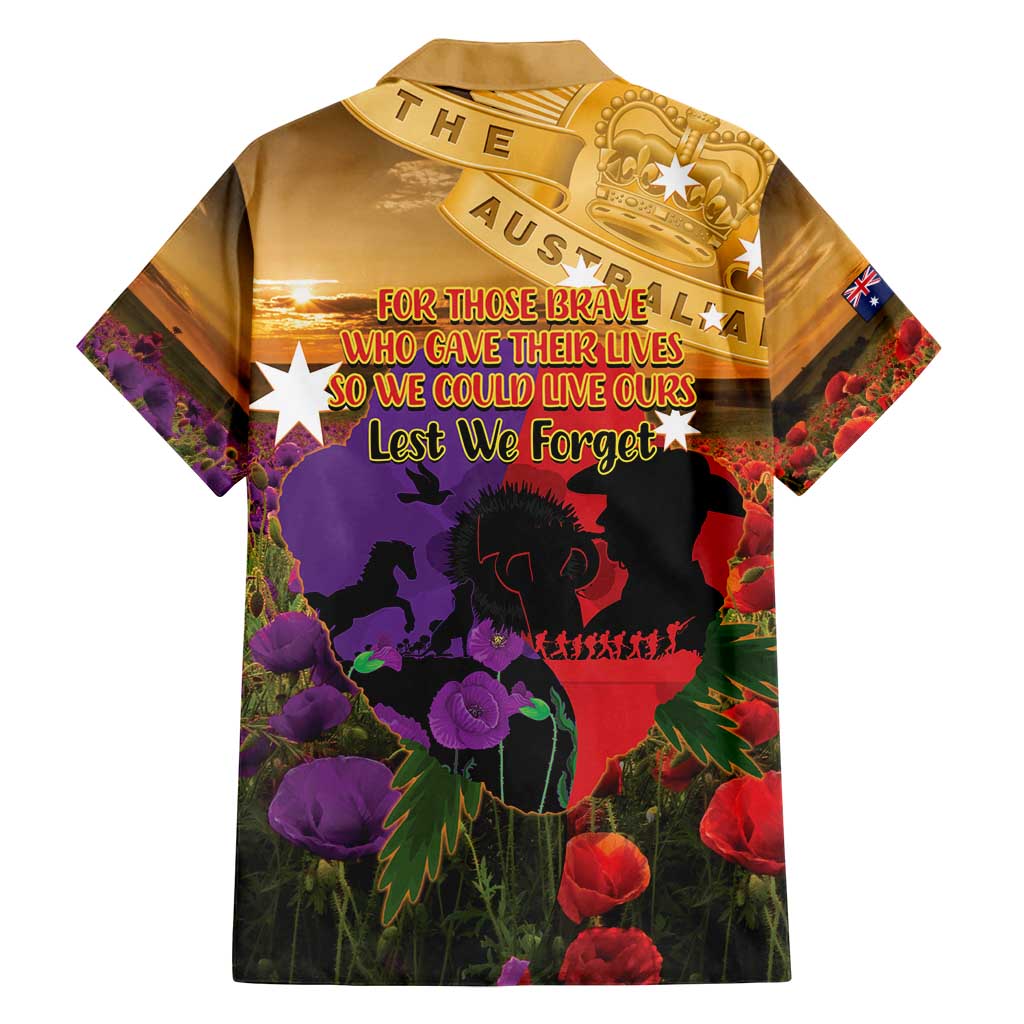 Australia ANZAC Day Family Matching Summer Maxi Dress and Hawaiian Shirt Australian Army Animals Lest We Forget