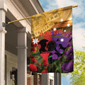 Australia ANZAC Day Garden Flag Australian Army Animals Lest We Forget