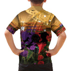 Australia ANZAC Day Hawaiian Shirt Australian Army Animals Lest We Forget